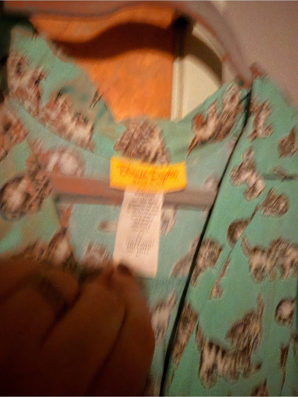 Bernie Dexter Shirtwaist Dress in Blue Kitten Print - Picture 2 of 3